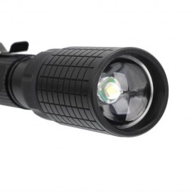 5-modes Zooming Flashlight Set Black