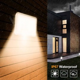 100W LED Flood Spotlight SMD Floodlight Outdoor Ultra Thin Warm White UK