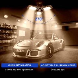 LED Garage Lights Fixture E27 60W Daylight For Workshop Warehouse Ceiling Light