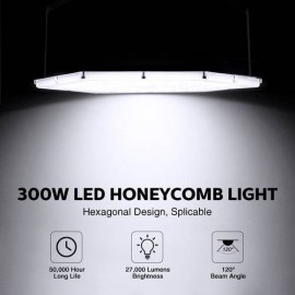 LED High Bay Light 300W Cool Warehouse Workshop Garage Lights Industrial